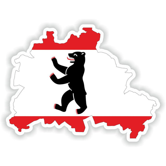 Berlin Map Flag