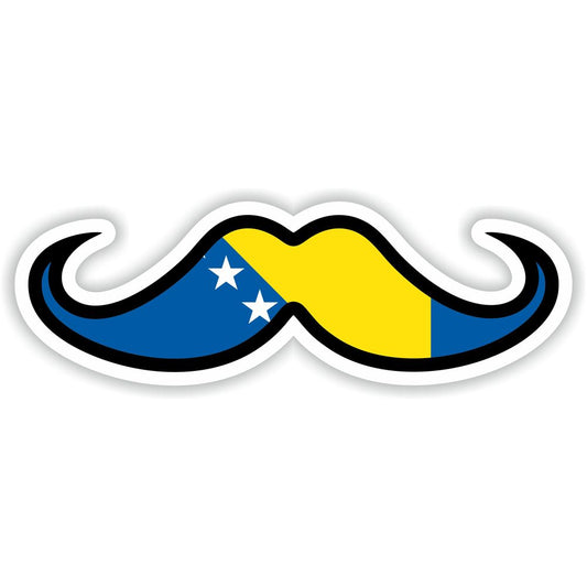 Bosnia Moustache Flag