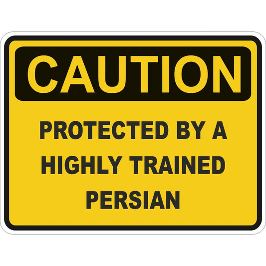 Caution Persian