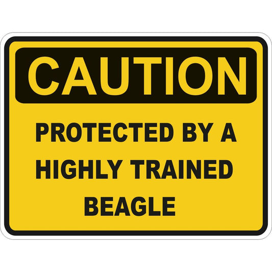 Caution Beagle