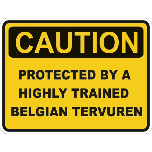 Caution Belgian Tervuren