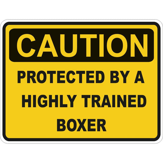 Caution Boxer
