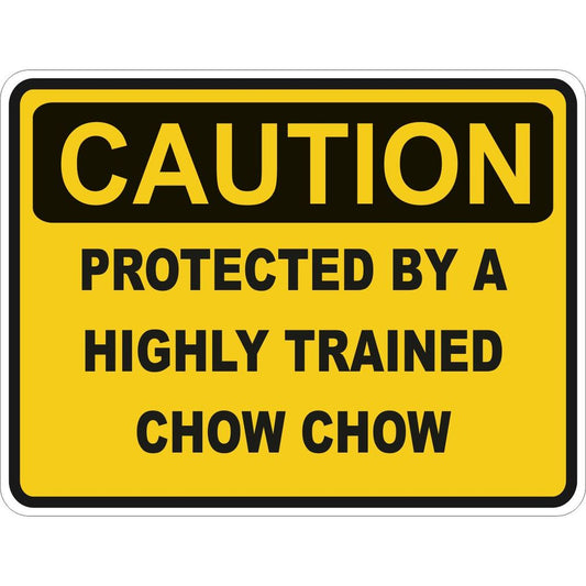 Caution Chow Chow