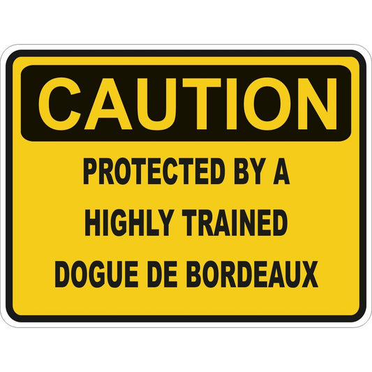 Caution Dogue De Bordeaux