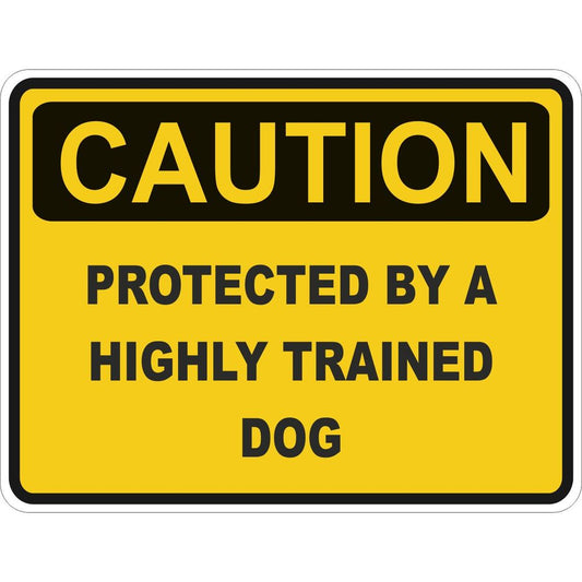 Caution Dog