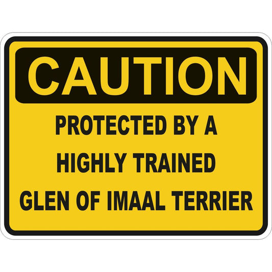 Caution Glen Of Imaal Terrier