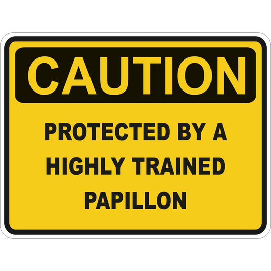 Caution Papillon