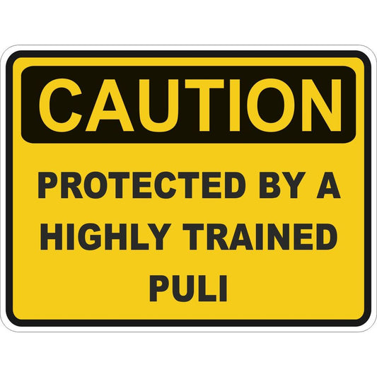 Caution Puli