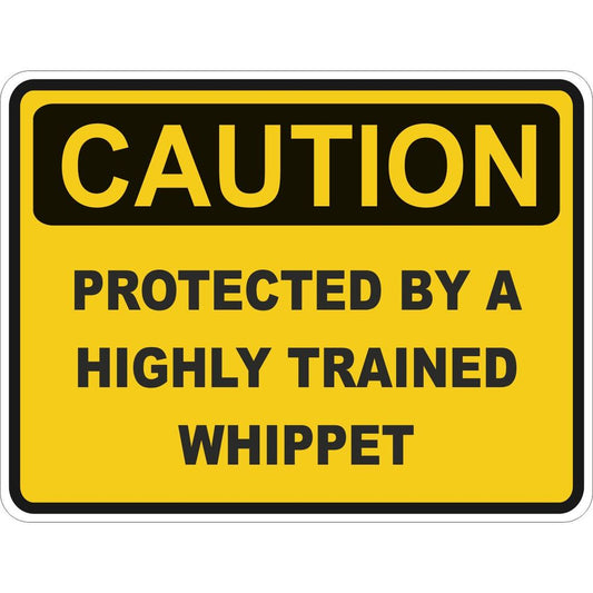 Caution Whippet