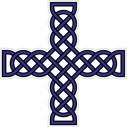 Celtic Cross Blue