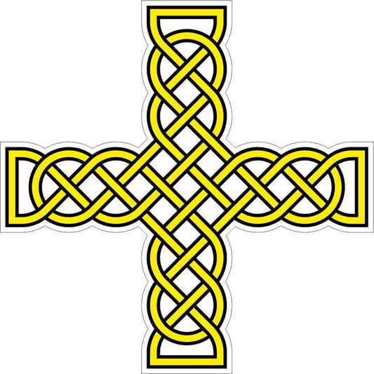 Celtic Cross Yellow