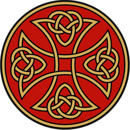 Celtic Roundel Red