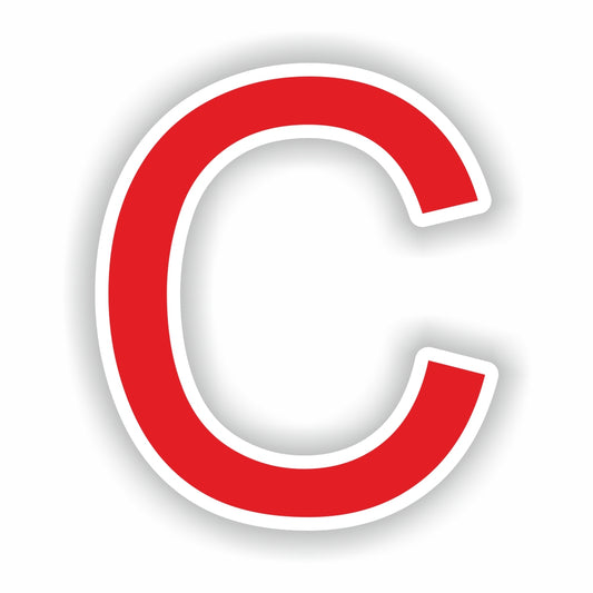 Letter C Red