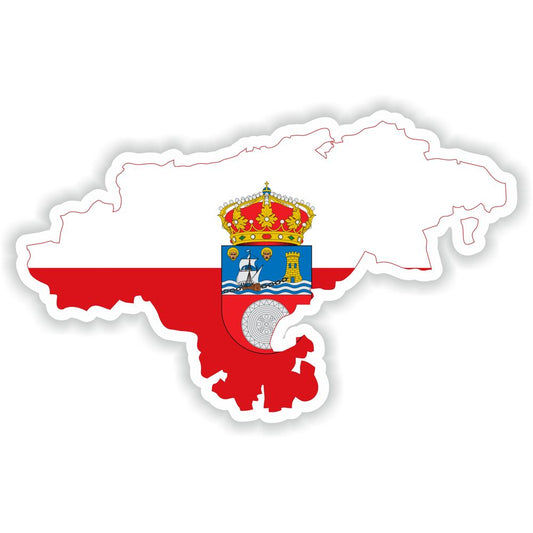 Cantabria Spain Map Flag