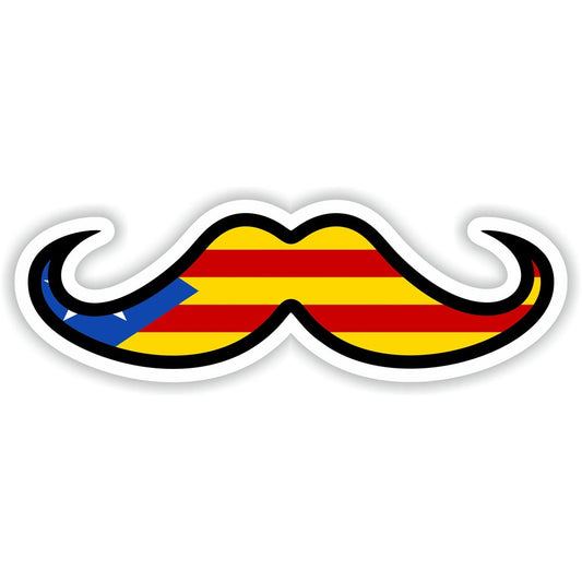 Catalonia Moustache Flag