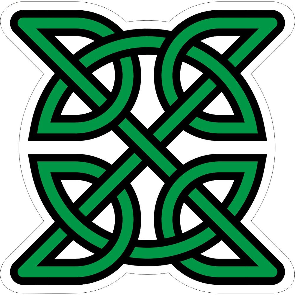 Celtic Knot Green