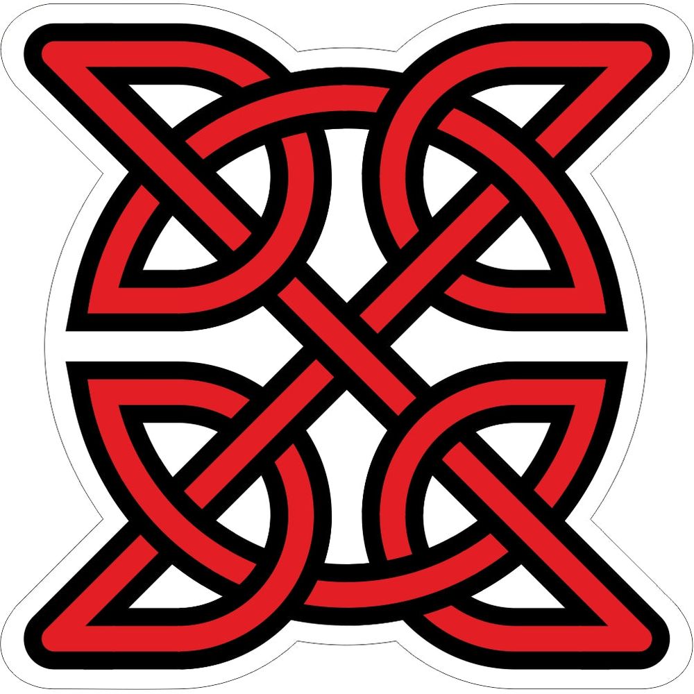 Celtic Knot Red