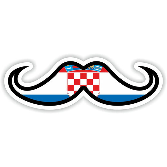 Croatia Moustache Flag