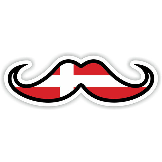 Denmark Moustache Flag