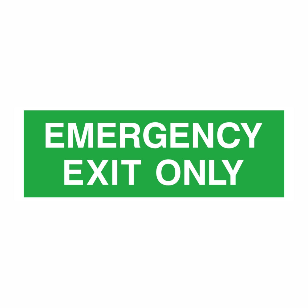 Emergency Exit Only