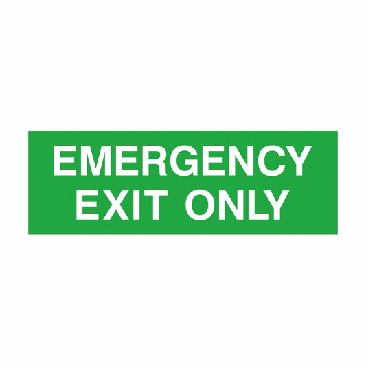 Emergency Exit Only