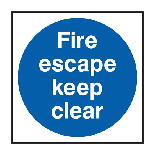 Fire Escape Keep Clear