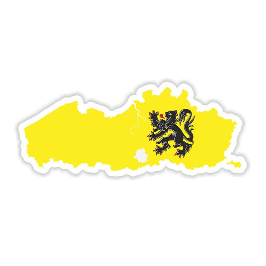 Flanders Map Flag