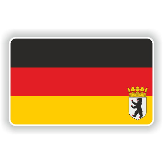 Germany Flag With Berlin Coat