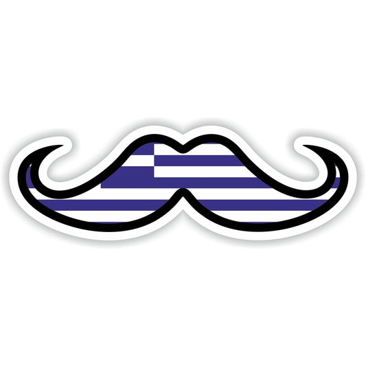 Greece Moustache Flag