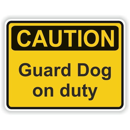 Guard Dog On Duty