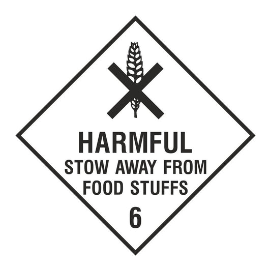 Harmful Stow Away From Food