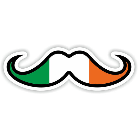 Ireland Moustache Flag