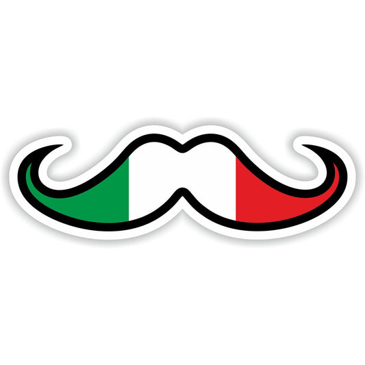 Italy Moustache Flag