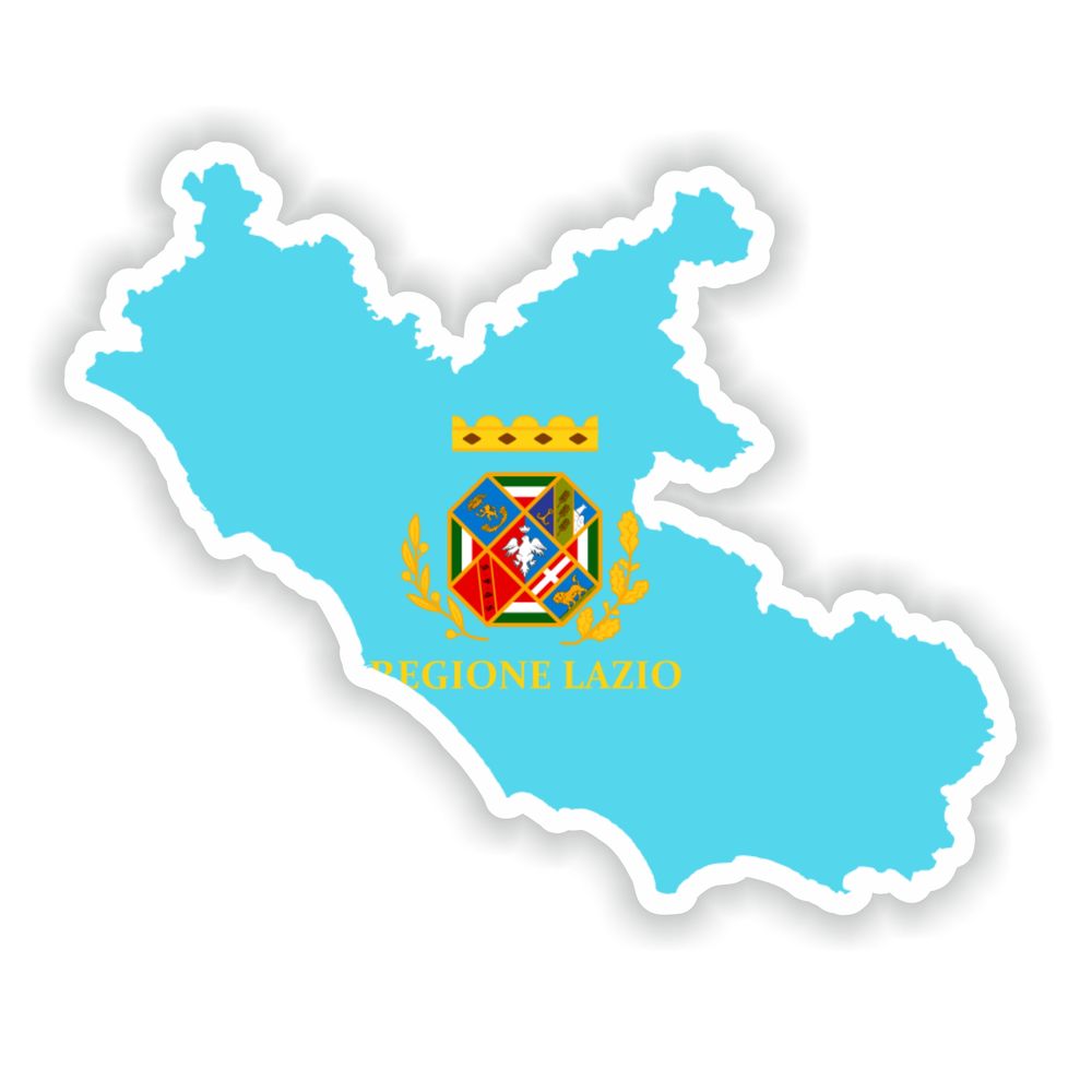 Lazio Map Flag