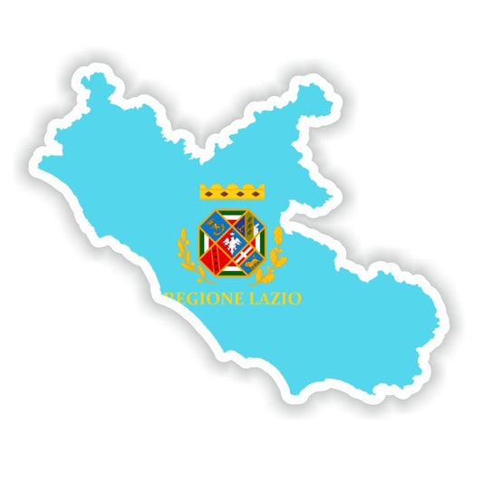 Lazio Map Flag