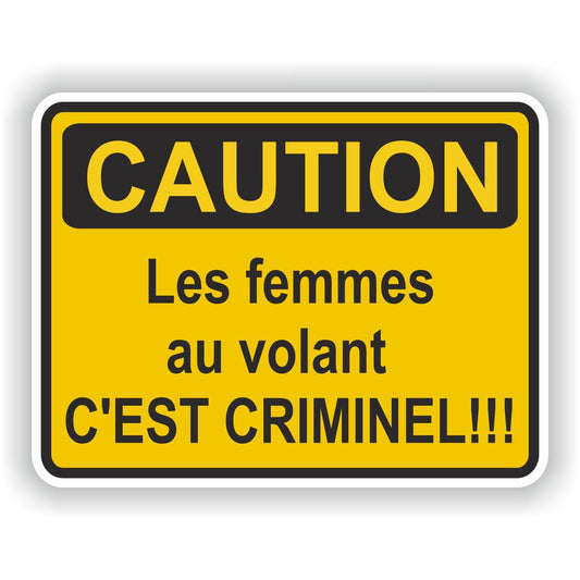 Caution Les Fees Au Volants C Est Criminel
