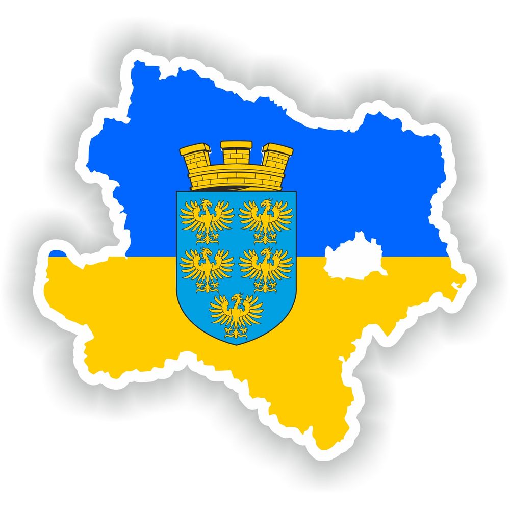 Lower Austria Niederosterreich Map Flag