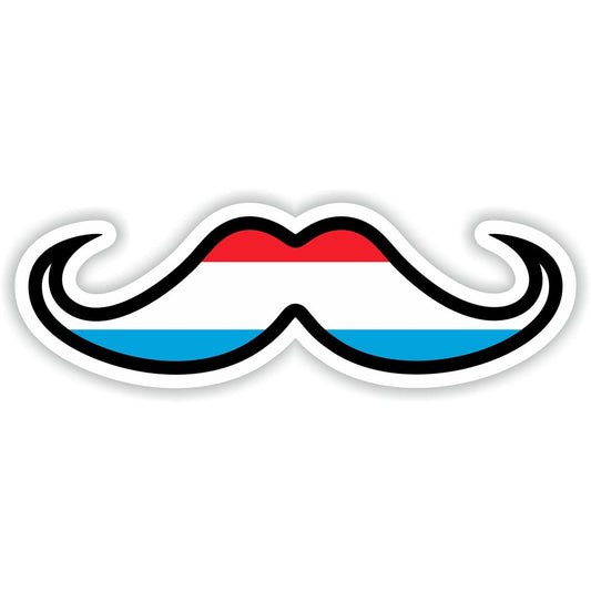 Luxembourg Moustache Flag