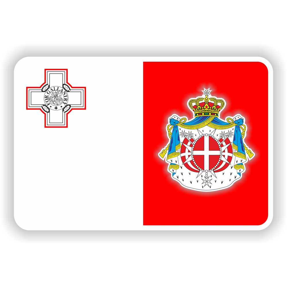 Malta Flag With Coat