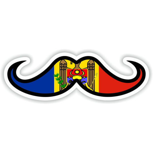 Moldova Moustache Flag