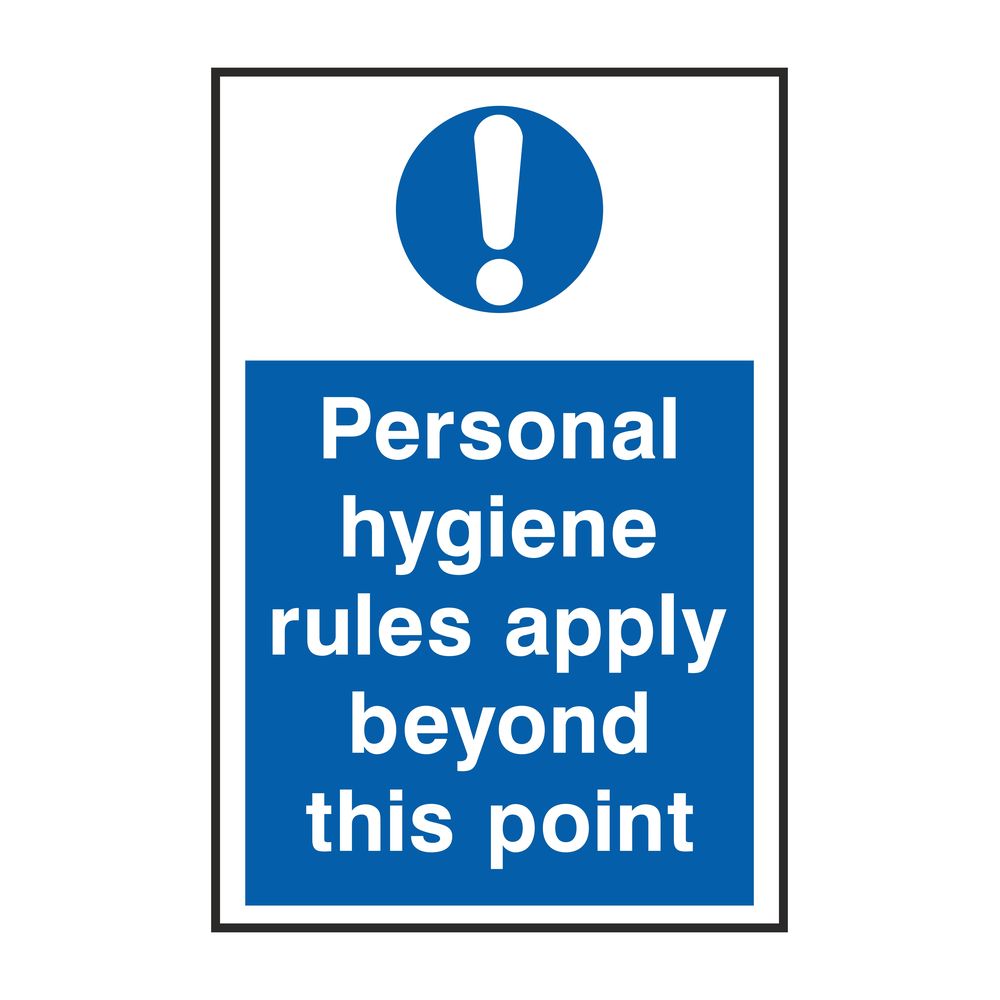 Personnal Hygiene Rules Beyond Point