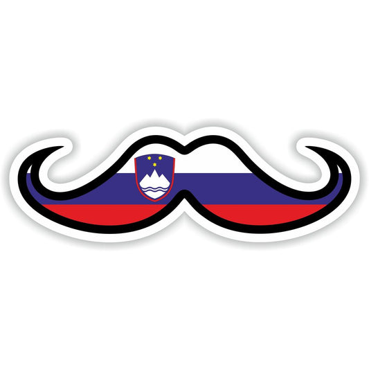 Slovenia Moustache Flag