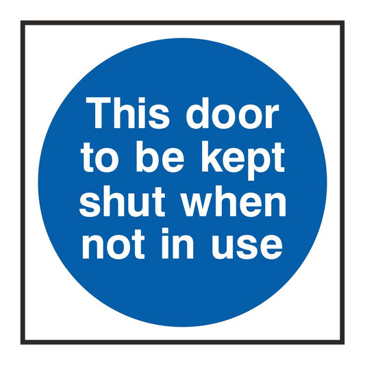 Door Kept Shut When Not Use