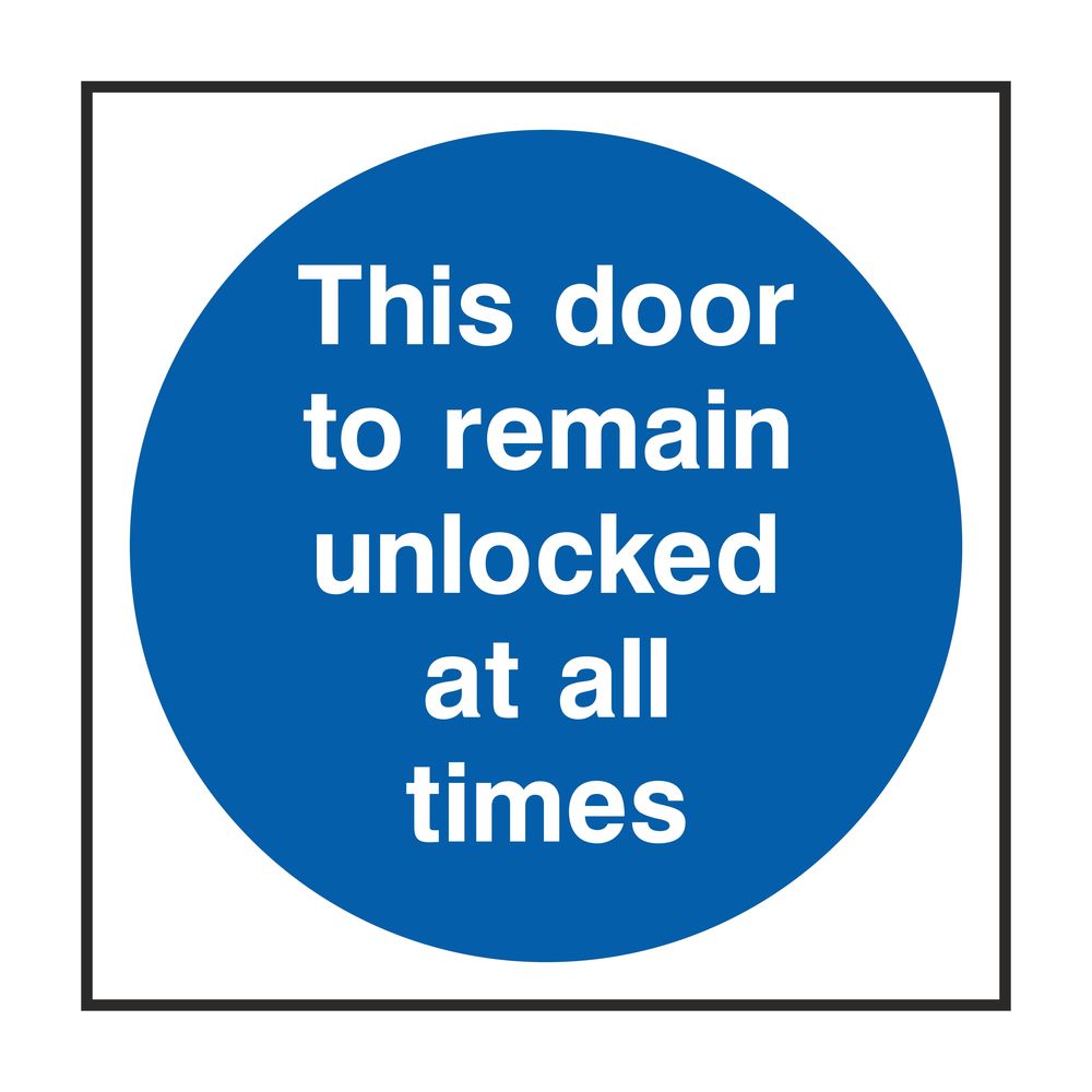 Door Remain Unlocked All Times