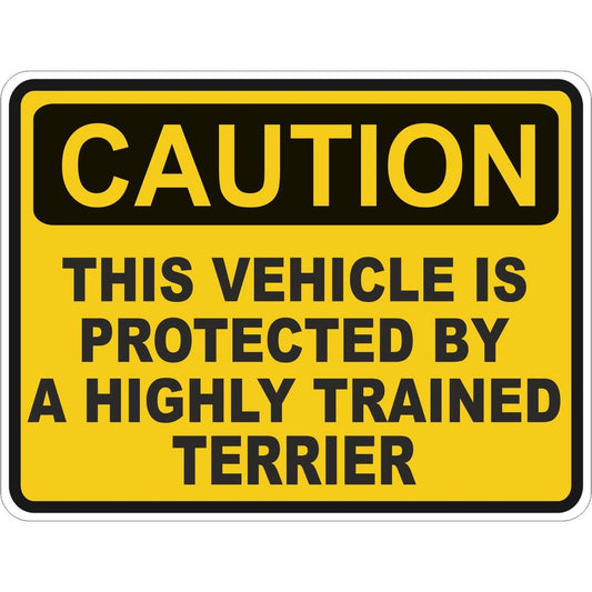 Caution Terrier Vehicle
