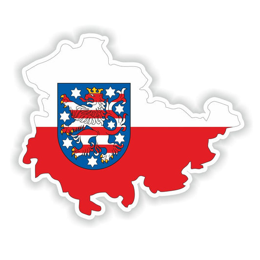 Thuringia Thuringen (Freistaat) Flag