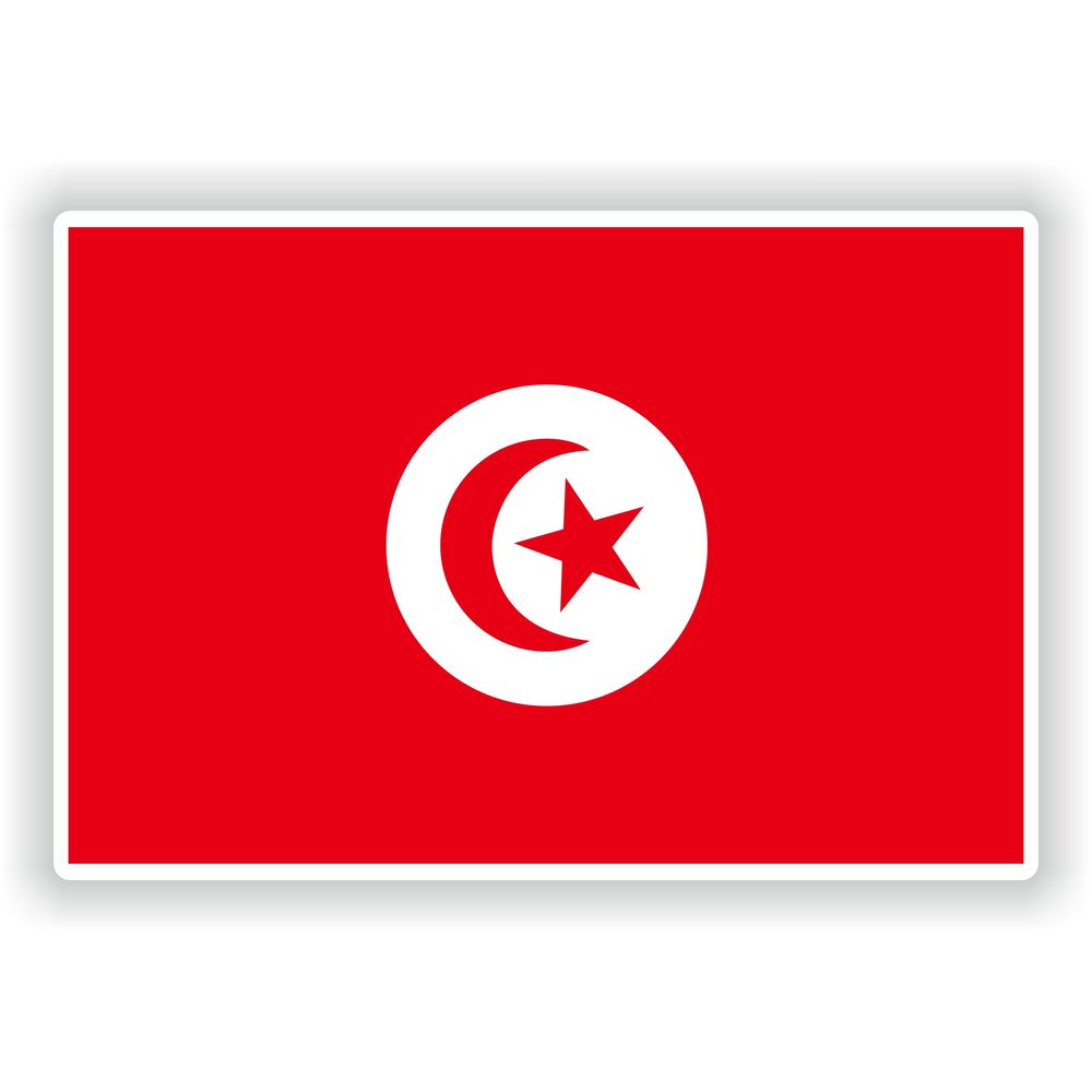 Tunisia African Flag