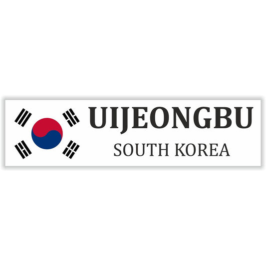 UijeonGBu South Korea Flag