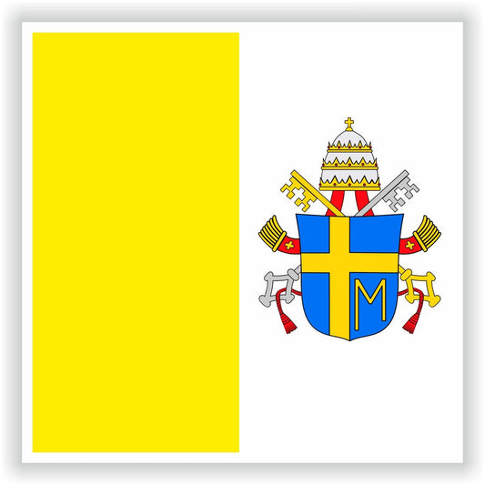 Vatican Flag With John Paul Coat