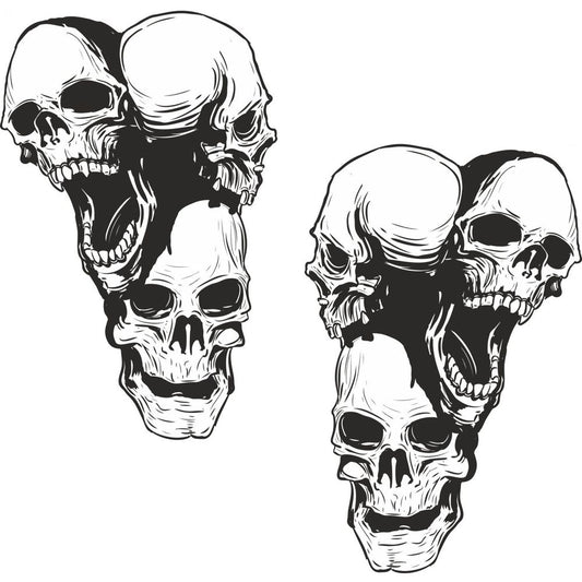 2 x Skull #18